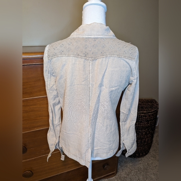 MAURICES Linen Boho BOXY Jacket - Picture 6 of 14